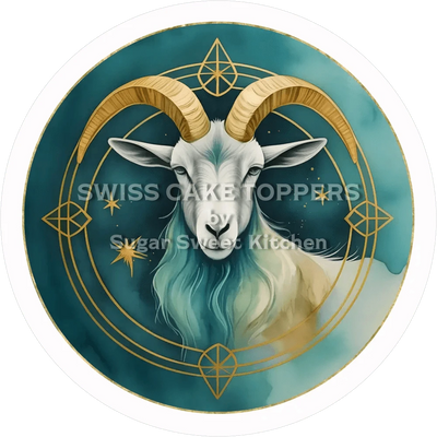Tortenaufleger-Chinesisches Sternzeichen Ziege1 - personalisierbar