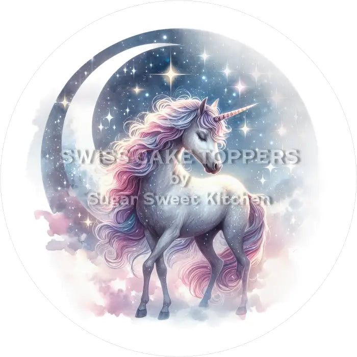 Tortenaufleger Einhorn 15 - essbar & personalisierbar - Fondant- Torten- Cupcakeaufleger Sugar Sweet Kitchen