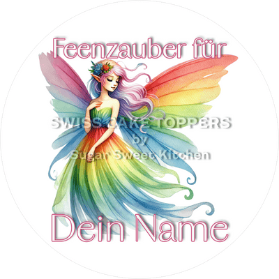 Tortenaufleger Fee1 - personalisiert