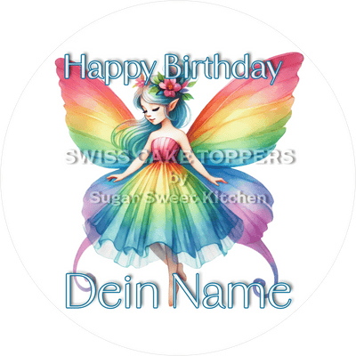 Tortenaufleger Fee2 - personalisiert