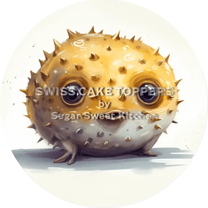 Tortenaufleger Fische Meer 03 - essbar & personalisierbar - Fondant- Torten- Cupcakeaufleger Sugar Sweet Kitchen