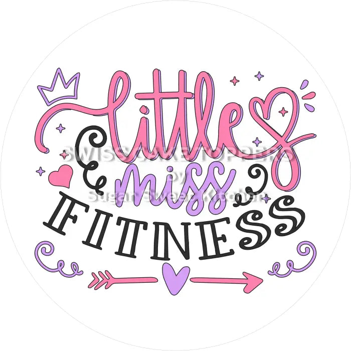 Tortenaufleger Fitness 05 - essbar & personalisierbar - Fondant- Torten- Cupcakeaufleger Sugar Sweet Kitchen
