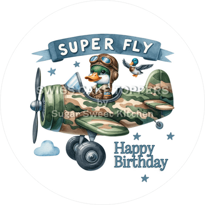 Tortenaufleger Flugzeug2 - personalisierbar