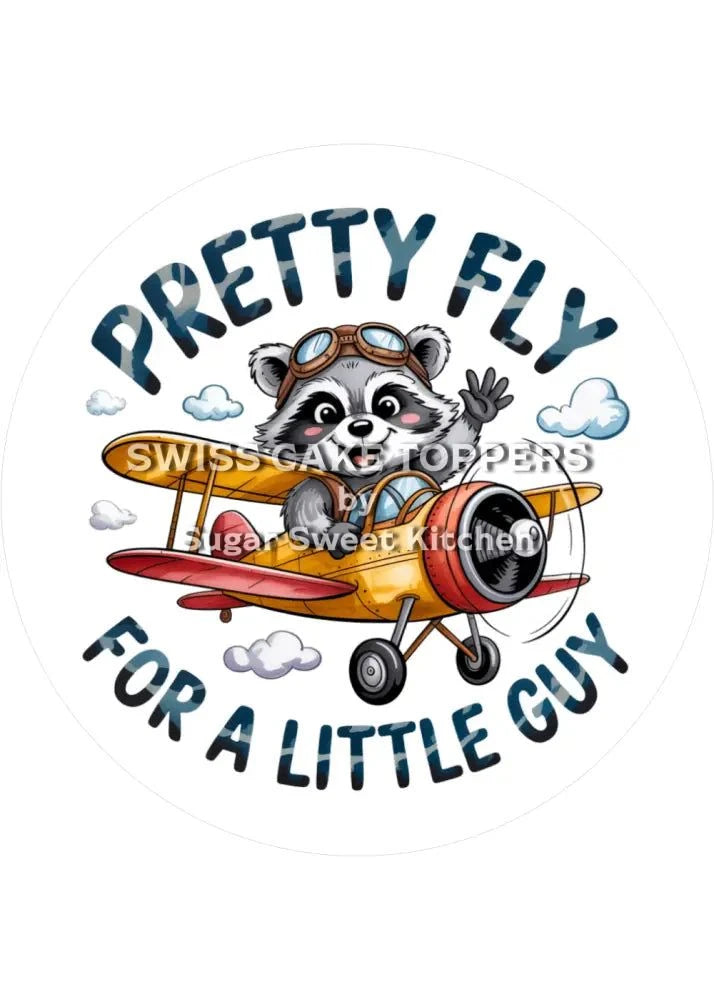 Tortenaufleger Flugzeug3 - personalisierbar - Fondant- Torten- & Cupcakeaufleger Sugar Sweet Kitchen