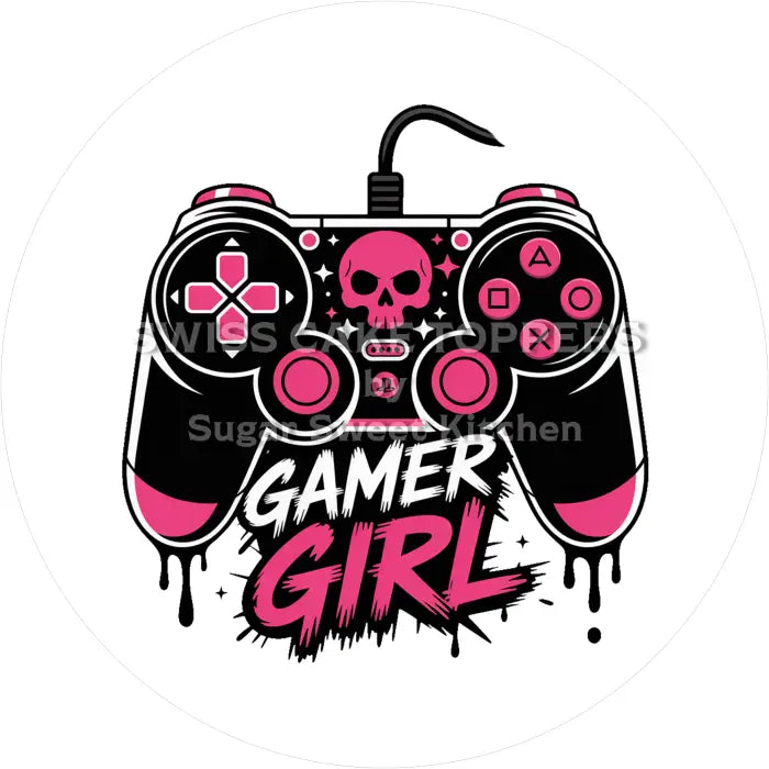 Tortenaufleger Gaming 02 - essbar & personalisierbar - Fondant- Torten- Cupcakeaufleger Sugar Sweet Kitchen