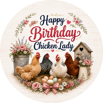 Tortenaufleger Geburtstag Chicken 01– essbar & personalisierbar