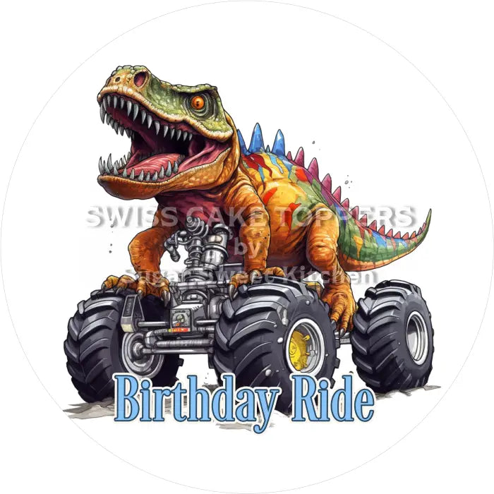 Tortenaufleger Geburtstag Dino 14 – essbar & personalisierbar - Fondant- Torten- Cupcakeaufleger Sugar Sweet Kitchen