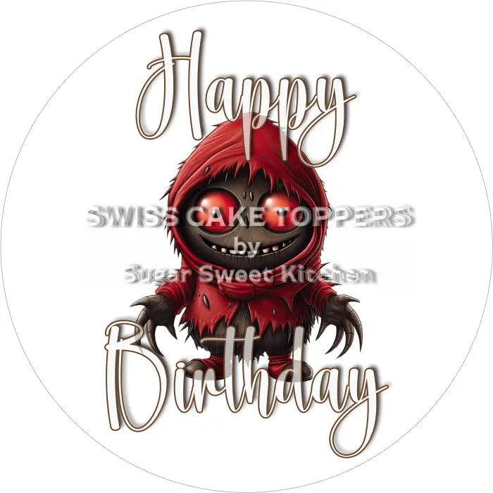 Tortenaufleger Geburtstag Monster 10 - essbar & personalisierbar - Fondant- Torten- Cupcakeaufleger Sugar Sweet Kitchen