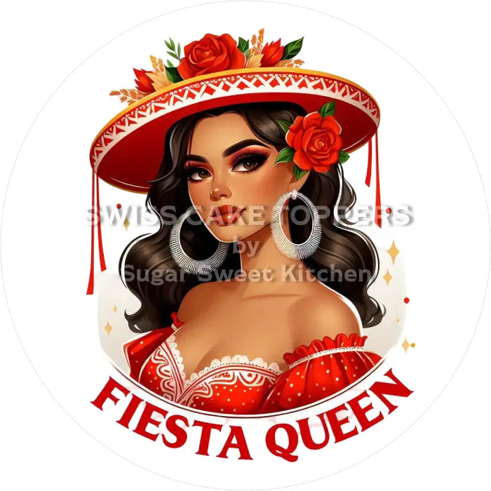 Tortenaufleger Geburtstag Queen 11 - personalisierbar - Fondant- Torten- & Cupcakeaufleger Sugar Sweet Kitchen