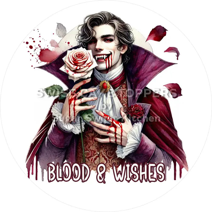 Tortenaufleger Geburtstag Vampire 28 - essbar & personalisierbar - Fondant- Torten- Cupcakeaufleger Sugar Sweet Kitchen