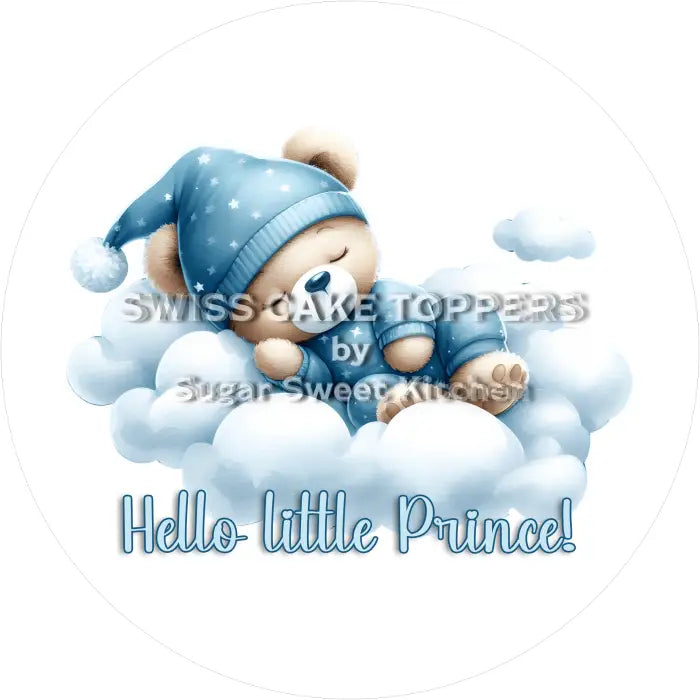Tortenaufleger Gender Reveal Boy 09 - essbar & personalisierbar - Fondant- Torten- Cupcakeaufleger Sugar Sweet Kitchen