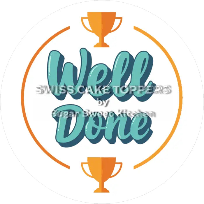 Tortenaufleger Gratulation 05 - essbar & personalisierbar - Fondant- Torten- Cupcakeaufleger Sugar Sweet Kitchen