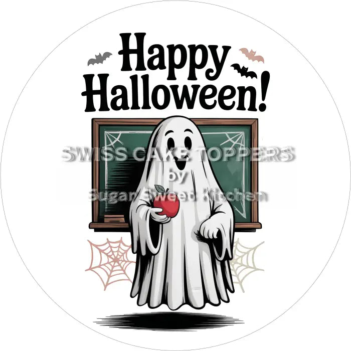 Tortenaufleger Halloween 01 - essbar & personalisierbar - Fondant- Torten- Cupcakeaufleger Sugar Sweet Kitchen