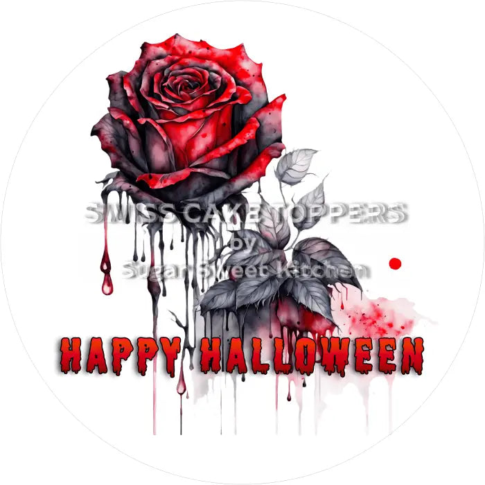 Tortenaufleger Halloween 12 - essbar & personalisierbar - Fondant- Torten- Cupcakeaufleger Sugar Sweet Kitchen