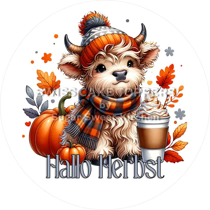 Tortenaufleger Herbst 06 - essbar & personalisierbar - Fondant- Torten- Cupcakeaufleger Sugar Sweet Kitchen