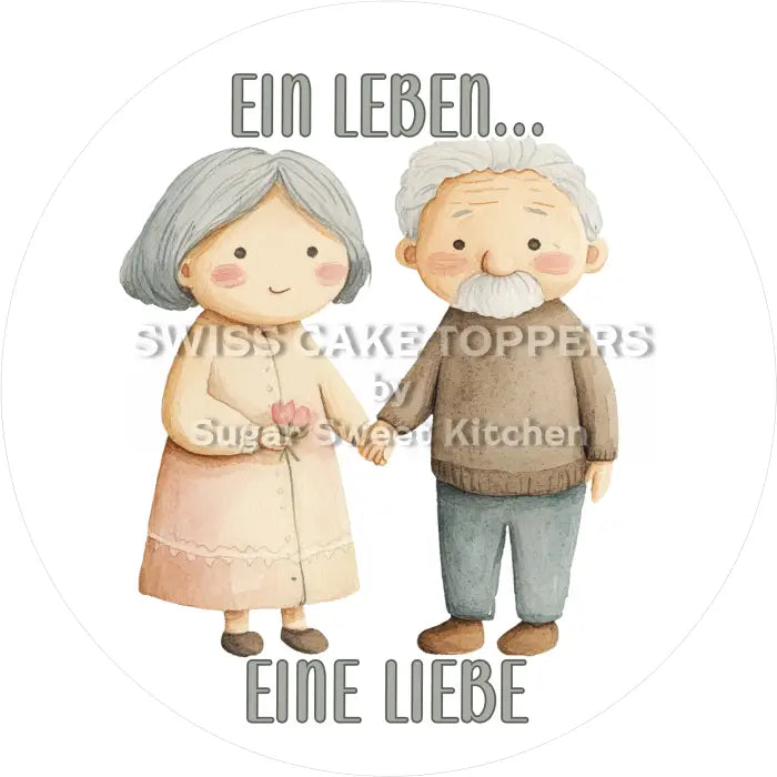 Tortenaufleger zum Hochzeitstag 23 - essbar & personalisierbar - Fondant- Torten- Cupcakeaufleger Sugar Sweet Kitchen
