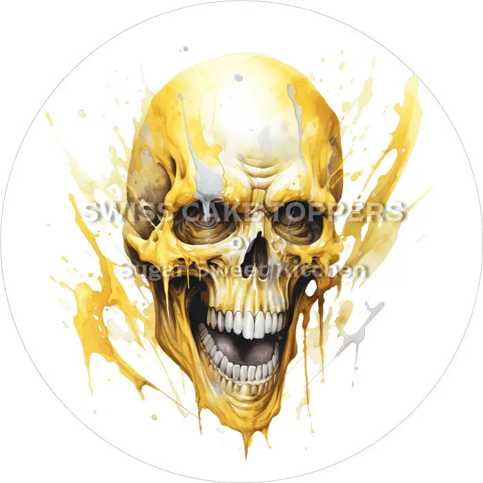 Tortenaufleger Horror 01 - essbar & personalisierbar - Fondant- Torten- Cupcakeaufleger Sugar Sweet Kitchen