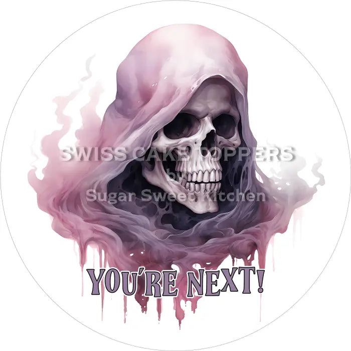 Tortenaufleger Horror 04 - essbar & personalisierbar - Fondant- Torten- Cupcakeaufleger Sugar Sweet Kitchen