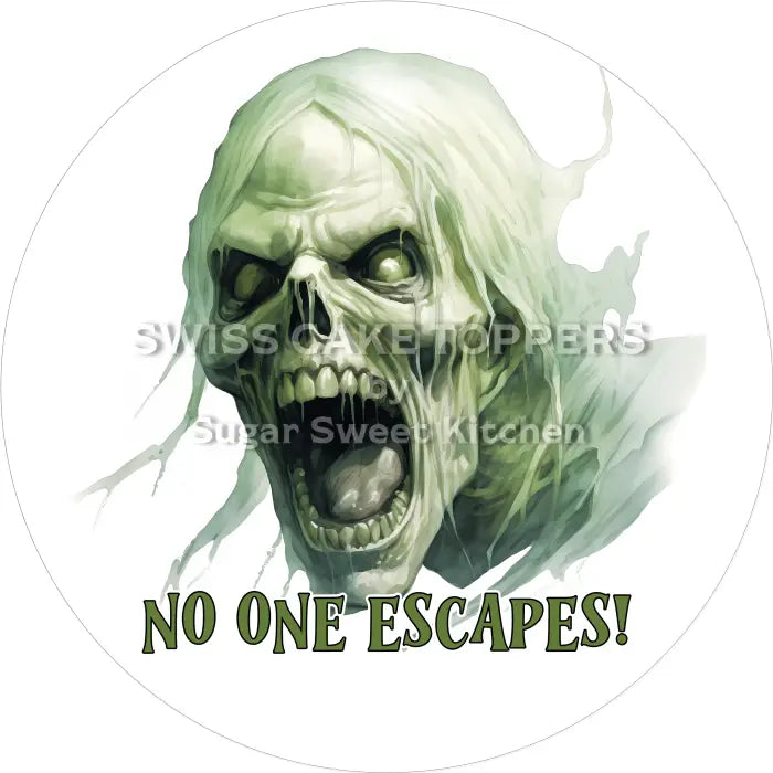 Tortenaufleger Horror 05 - essbar & personalisierbar - Fondant- Torten- Cupcakeaufleger Sugar Sweet Kitchen