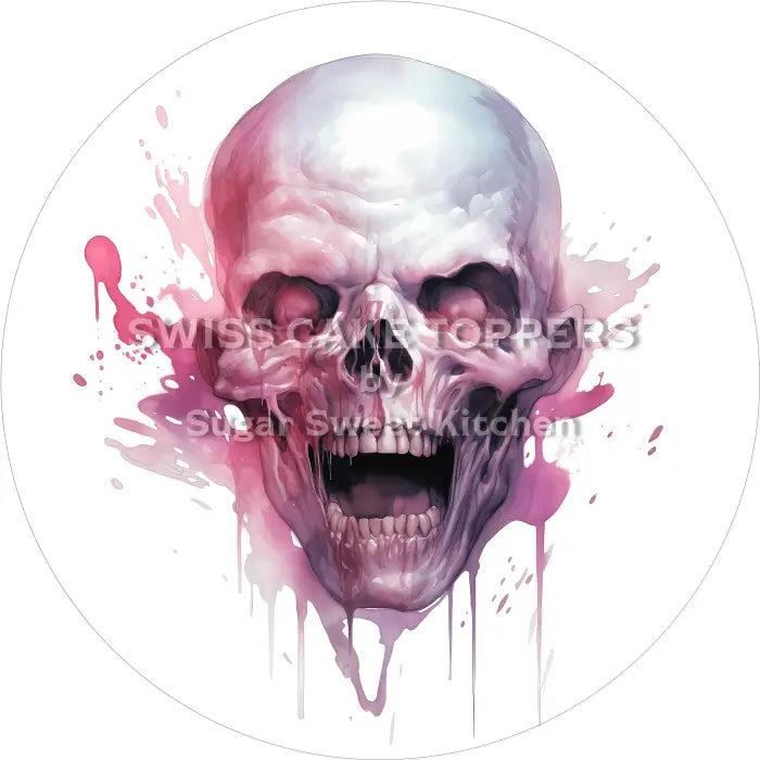 Tortenaufleger Horror 06 - essbar & personalisierbar - Fondant- Torten- Cupcakeaufleger Sugar Sweet Kitchen