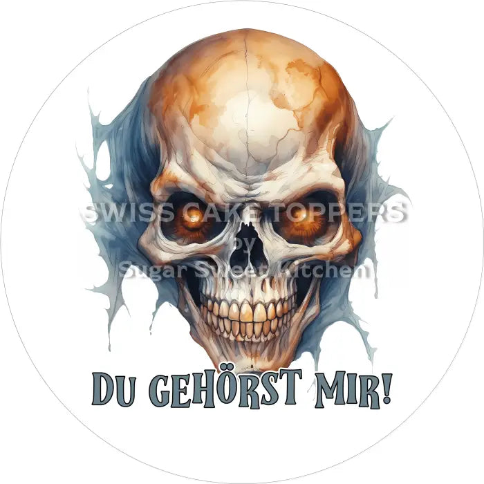 Tortenaufleger Horror 07 - essbar & personalisierbar - Fondant- Torten- Cupcakeaufleger Sugar Sweet Kitchen