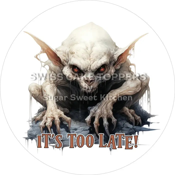 Tortenaufleger Horror 13 - essbar & personalisierbar - Fondant- Torten- Cupcakeaufleger Sugar Sweet Kitchen