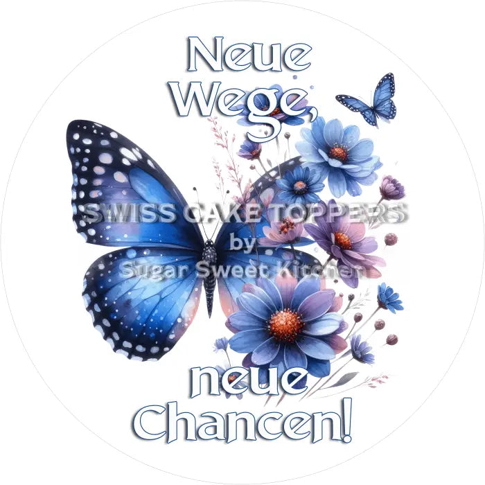 Tortenaufleger Jobwechsel 05 - essbar & personalisierbar - Fondant- Torten- Cupcakeaufleger Sugar Sweet Kitchen