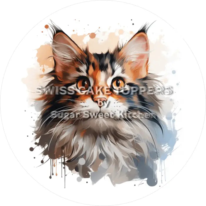 Tortenaufleger Katze 11 - essbar & personalisierbar - Fondant- Torten- Cupcakeaufleger Sugar Sweet Kitchen