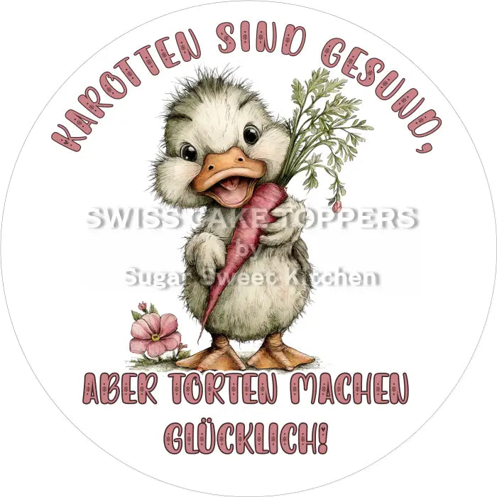Tortenaufleger lustig 29 - essbar & personalisierbar - Fondant- Torten- Cupcakeaufleger Sugar Sweet Kitchen