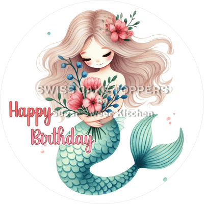 Tortenaufleger Meerjungfrau13 - personalisierbar