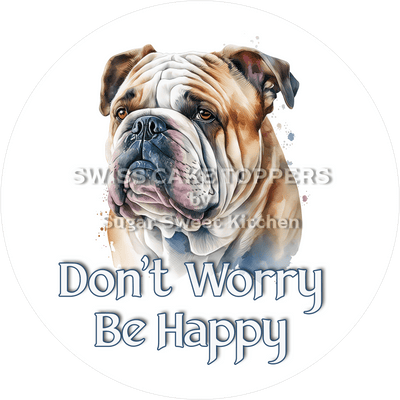 Tortenaufleger mit Zitaten - Dog3 - personalisierbar