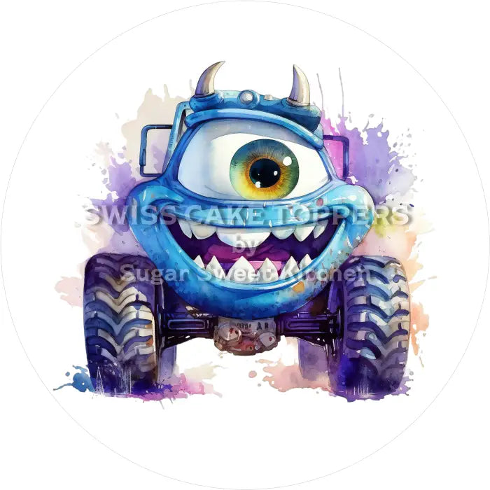 Tortenaufleger Monster 18 - essbar & personalisierbar - Fondant- Torten- Cupcakeaufleger Sugar Sweet Kitchen