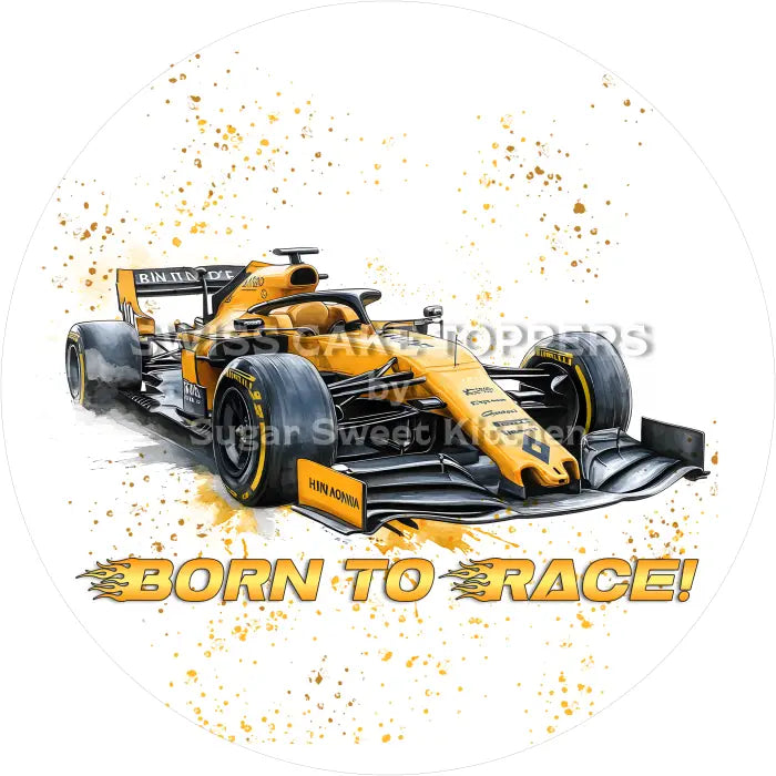 Tortenaufleger Motorsport 01 - essbar & personalisierbar - Fondant- Torten- Cupcakeaufleger Sugar Sweet Kitchen