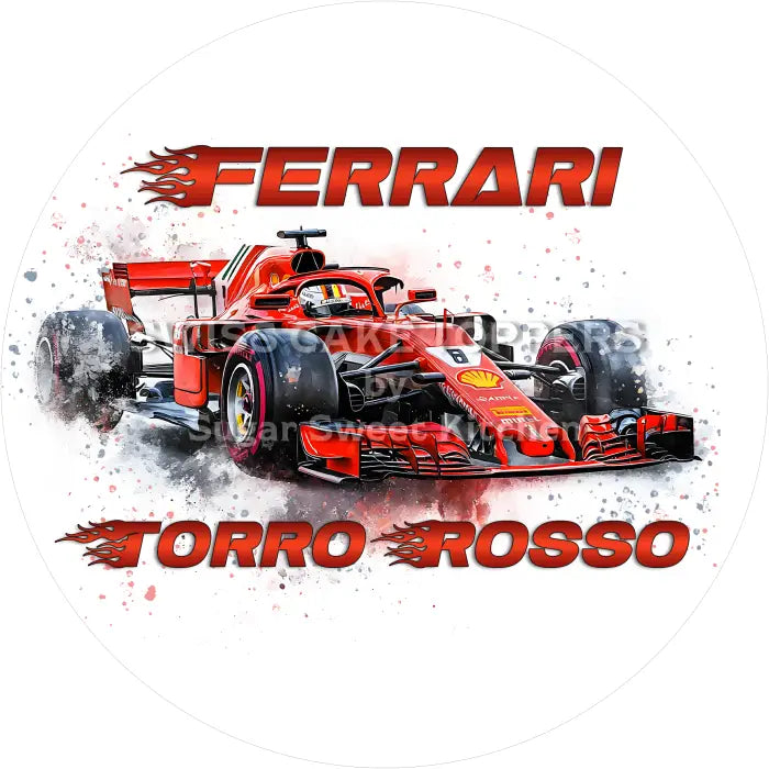 Tortenaufleger Motorsport 03 - essbar & personalisierbar - Fondant- Torten- Cupcakeaufleger Sugar Sweet Kitchen