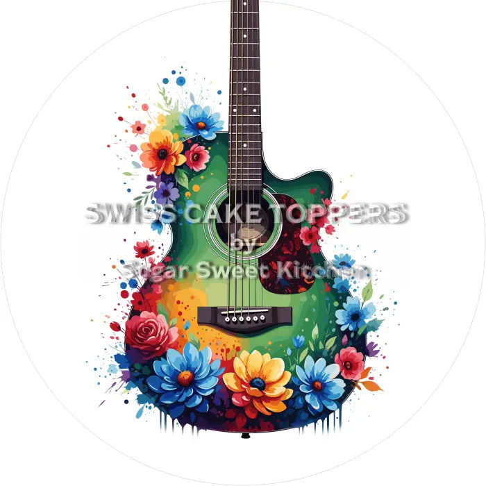 Tortenaufleger Musik 15 - essbar & personalisierbar - Fondant- Torten- Cupcakeaufleger Sugar Sweet Kitchen