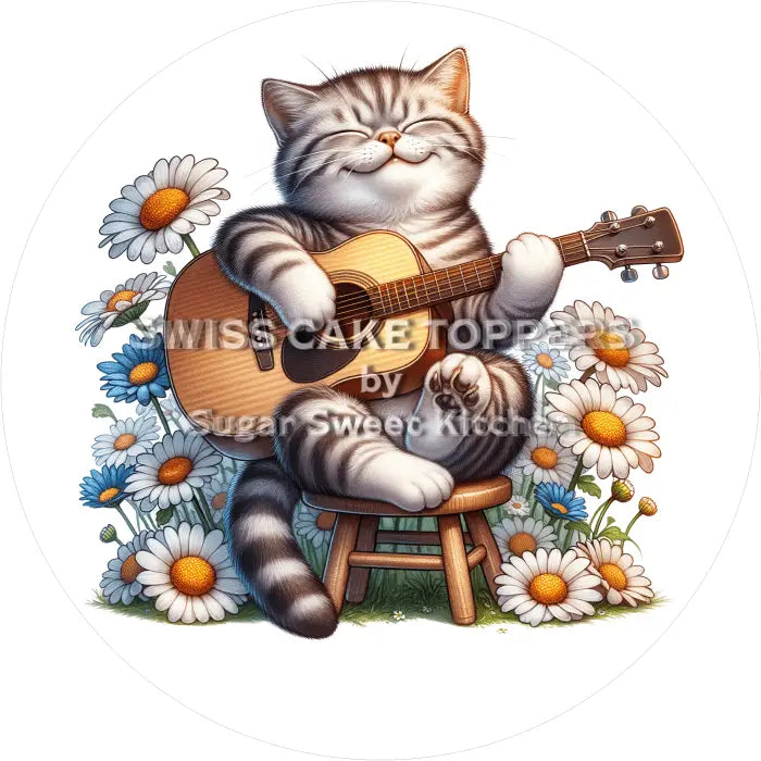 Tortenaufleger Musik 24 - essbar & personalisierbar - Fondant- Torten- Cupcakeaufleger Sugar Sweet Kitchen