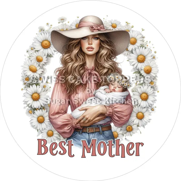 Tortenaufleger Muttertag 31 – essbar & personalisierbar - Fondant- Torten- Cupcakeaufleger Sugar Sweet Kitchen