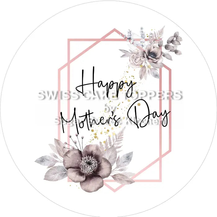 Tortenaufleger Muttertag 41 – essbar & personalisierbar - Fondant- Torten- Cupcakeaufleger Sugar Sweet Kitchen