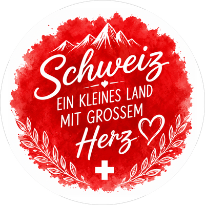 Tortenaufleger Nationalfeiertag Schweiz 04 - essbar & personalisierbar