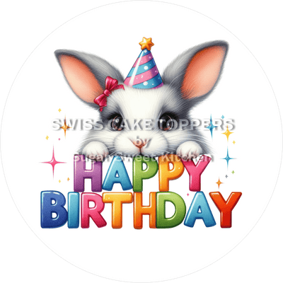 Tortenaufleger niedliches Häschen2 - personalisierbar