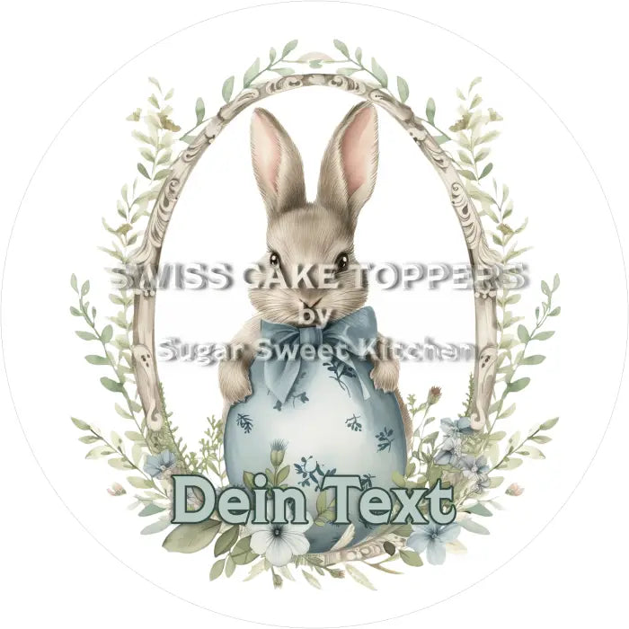 Tortenaufleger Ostern 17 - essbar & personalisierbar - Fondant- Torten- Cupcakeaufleger Sugar Sweet Kitchen
