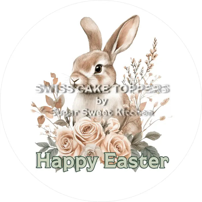 Tortenaufleger Ostern 19 - essbar & personalisierbar - Fondant- Torten- Cupcakeaufleger Sugar Sweet Kitchen