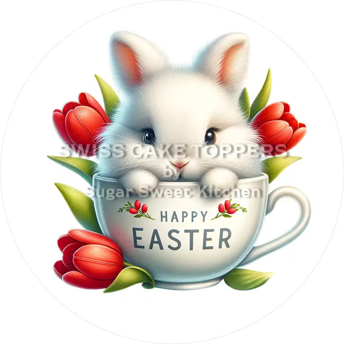 Tortenaufleger Ostern 22 - essbar & personalisierbar - Fondant- Torten- Cupcakeaufleger Sugar Sweet Kitchen