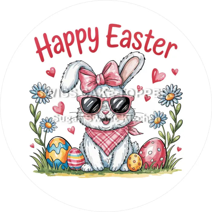 Tortenaufleger Ostern 28 - essbar & personalisierbar - Fondant- Torten- Cupcakeaufleger Sugar Sweet Kitchen