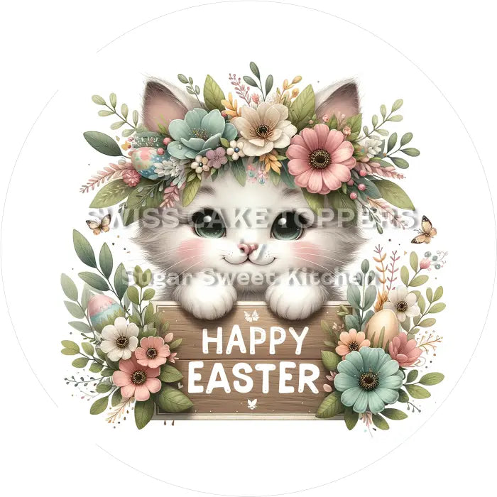 Tortenaufleger Ostern 33 - essbar & personalisierbar - Fondant- Torten- Cupcakeaufleger Sugar Sweet Kitchen