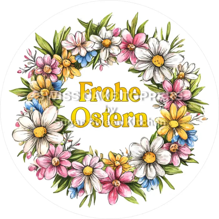 Tortenaufleger Ostern 46 - essbar & personalisierbar - Fondant- Torten- Cupcakeaufleger Sugar Sweet Kitchen