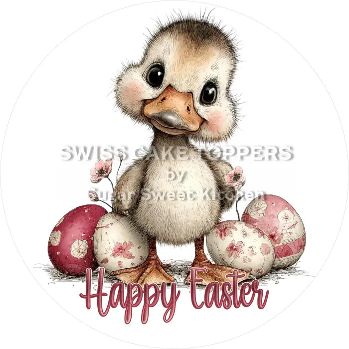 Tortenaufleger Ostern 58 - essbar & personalisierbar - Fondant- Torten- Cupcakeaufleger Sugar Sweet Kitchen