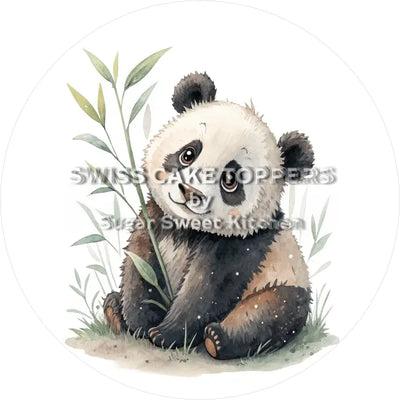 Adorable Cake Topper Panda2 - personnalisable
