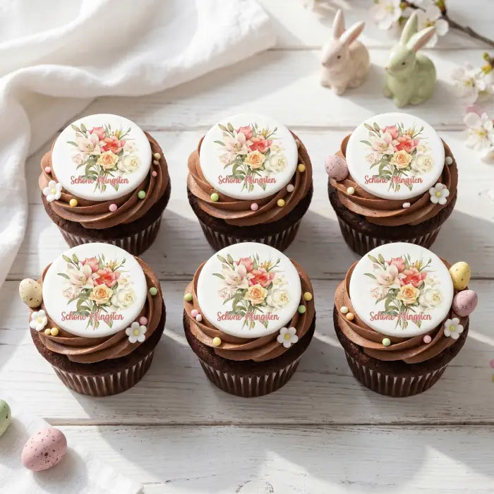 Tortenaufleger Pfingsen 05 - essbar & personalisierbar - Fondant- Torten- Cupcakeaufleger Sugar Sweet Kitchen