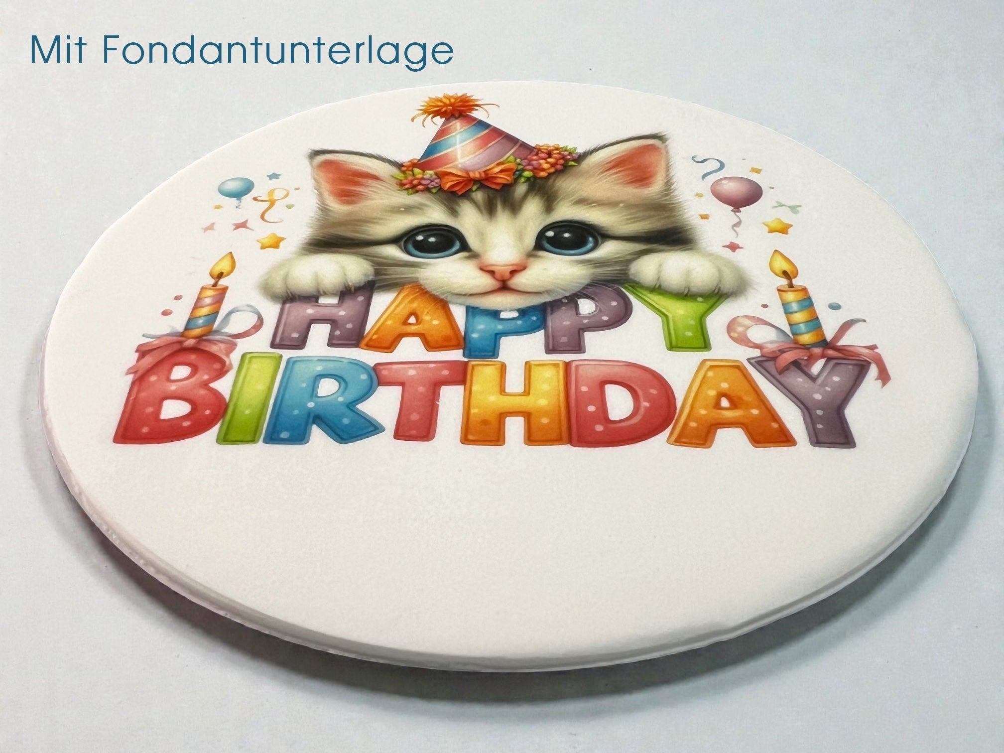 Tortenaufleger Polizei 20 - essbar & personalisierbar - Fondant- Torten- Cupcakeaufleger Sugar Sweet Kitchen